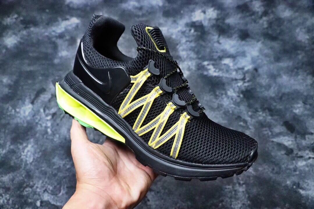 Nike Shox Gravity Black Fluorscent Green Shoes
